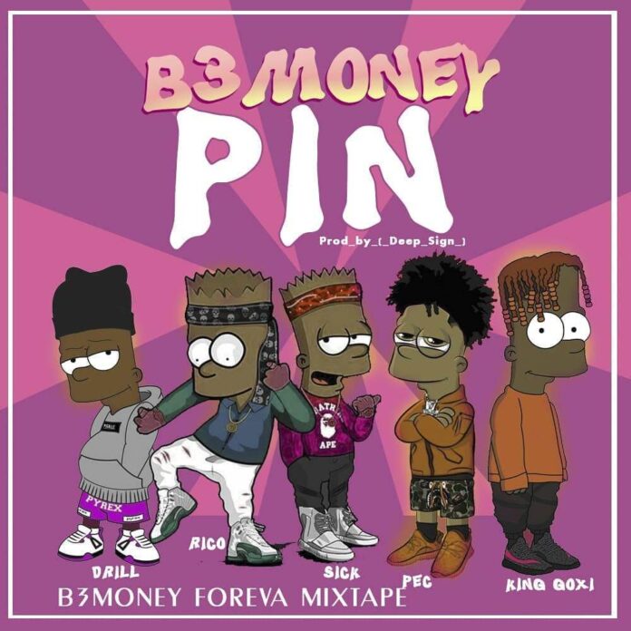 B3 Money (Drill x Rico x Sick x PEC x King Goxi) - Pin