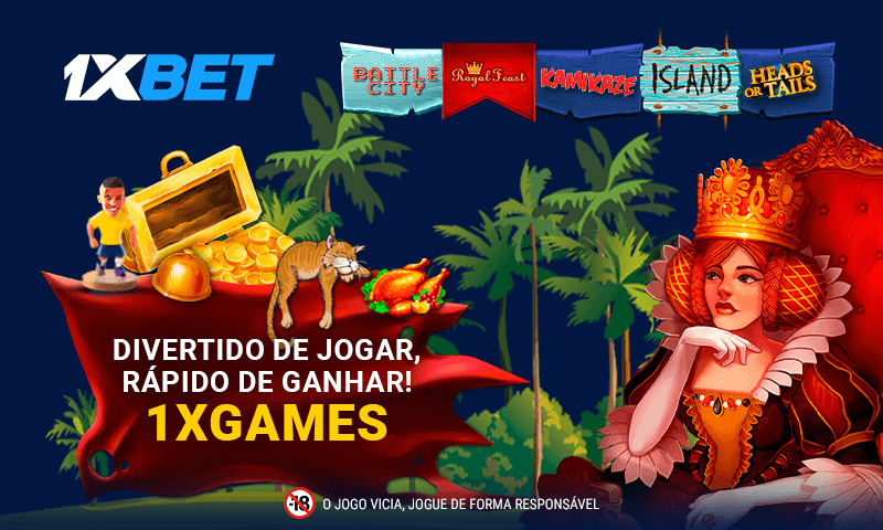 Ganhe e divirta-se apostando no 1xGames!
