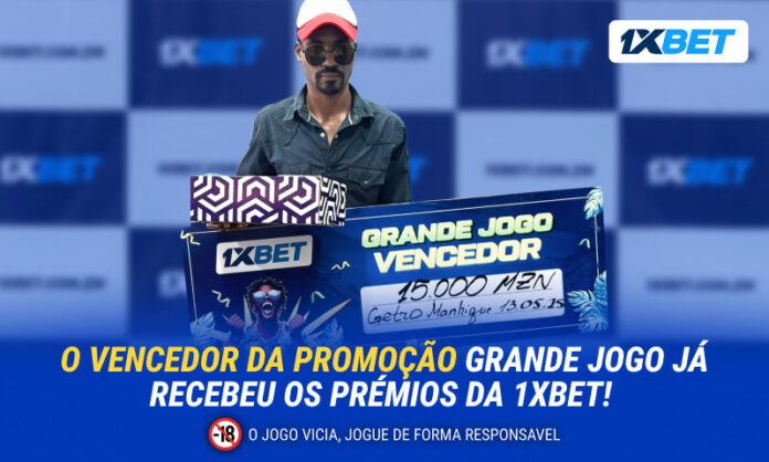 Fez uma aposta e recebeu um prémio em dinheiro: a promoção Grande Jogo decorreu com grande destaque em Moçambique!