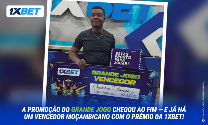 Fez uma aposta e recebeu 300 000 MT: em Moçambique foi entregue o prémio da promoção Grande Jogo
